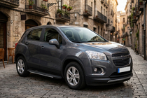 Chevrolet Trax 2012-2023 Pedane laterali Bosphorus Grey (2 pz, alluminio) foto 1