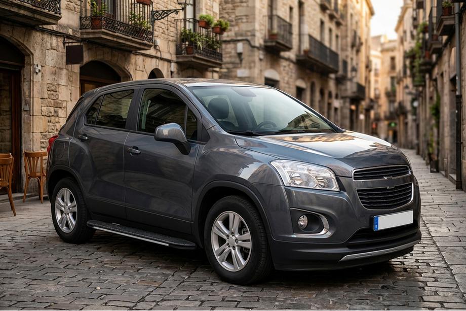 Chevrolet Trax 2012-2023 Pedane laterali Bosphorus Grey (2 pz, alluminio) Image