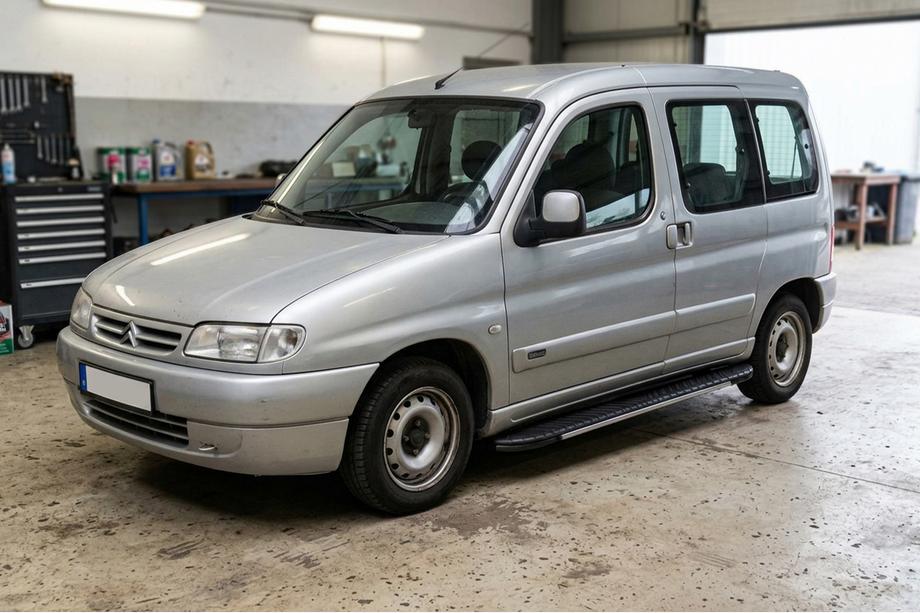 Citroen Berlingo 1996-2008 Pedane laterali Bosphorus Grey (2 pz, alluminio) Image