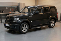 Dodge Nitro 2006-2011 Pedane laterali Bosphorus Grey (2 pz, alluminio) foto 1