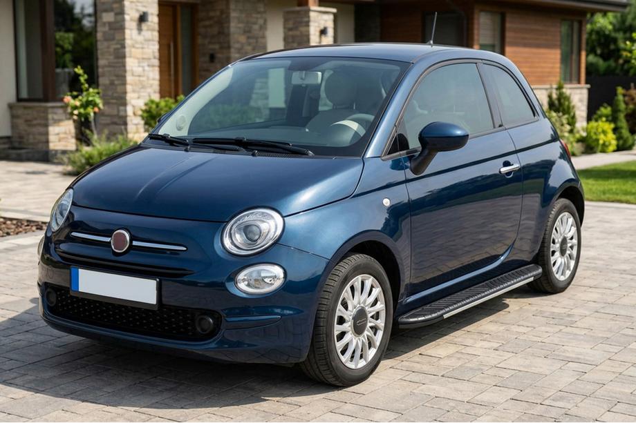 Fiat 500/500L 2013-2022 Pedane laterali Bosphorus Grey (2 pz, alluminio) Image