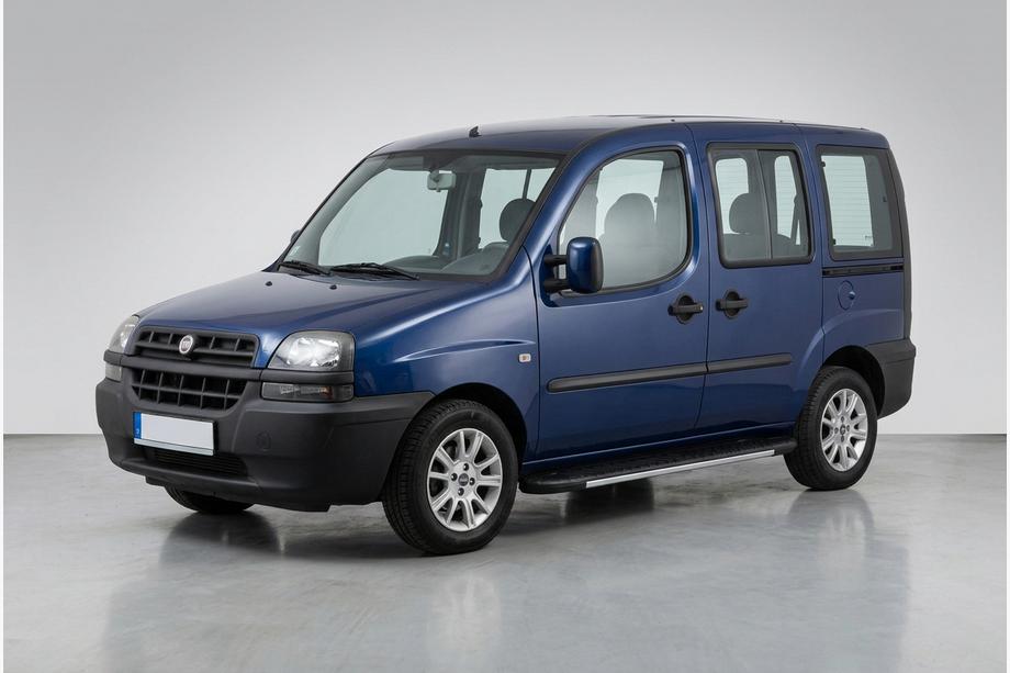 Fiat Doblo I 2001-2005 Pedane laterali Bosphorus Grey (2 pz, alluminio) Image