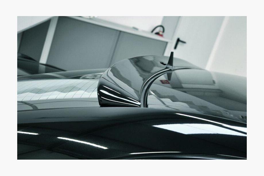 Mercedes E-class W211 2002-2009 Visiera lunotto posteriore (ABS, verniciabile) Image