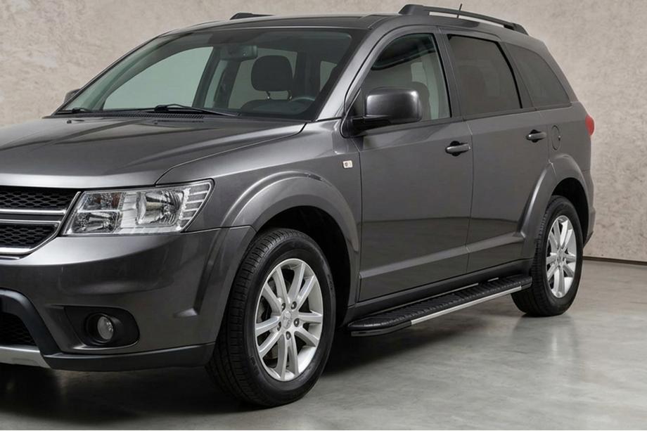 Fiat Freemont 2011-2016 Pedane laterali Bosphorus Grey (2 pz, alluminio) Image
