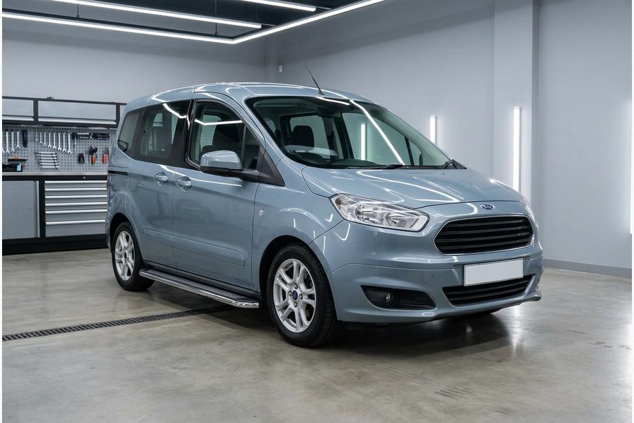 Ford Courier 2014-2023 Pedane Laterali Maydos V2 (2 pz, acciaio inox) Image
