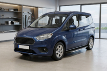 Ford Courier 2014-2023 Pedane laterali Bosphorus Grey (2 pz, alluminio) foto 1