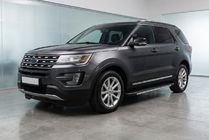 Ford Explorer 2011-2019 Pedane laterali Bosphorus Grey (2 pz, alluminio) foto 1