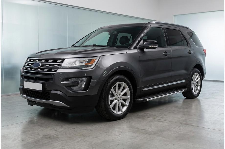 Ford Explorer 2011-2019 Pedane laterali Bosphorus Grey (2 pz, alluminio) Image