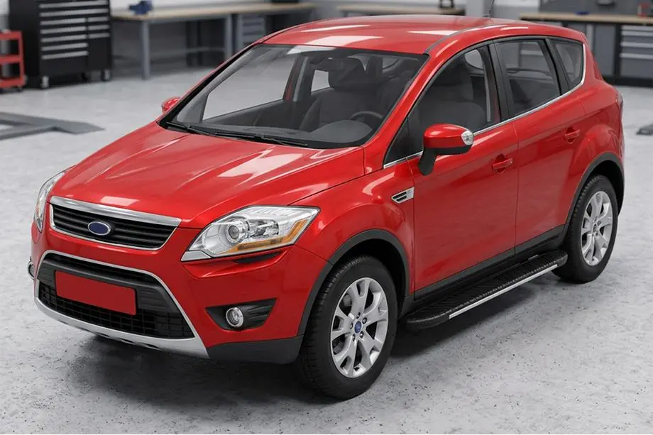 Ford Kuga 2008-2013 Pedane laterali Bosphorus Grey (2 pz, alluminio) Image