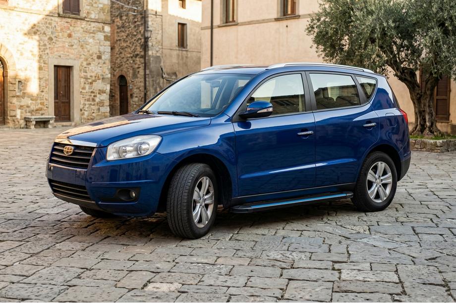 Geely Emgrand X7 2011- Pedane Laterali Maya Blue (2 pz, Alluminio) Image