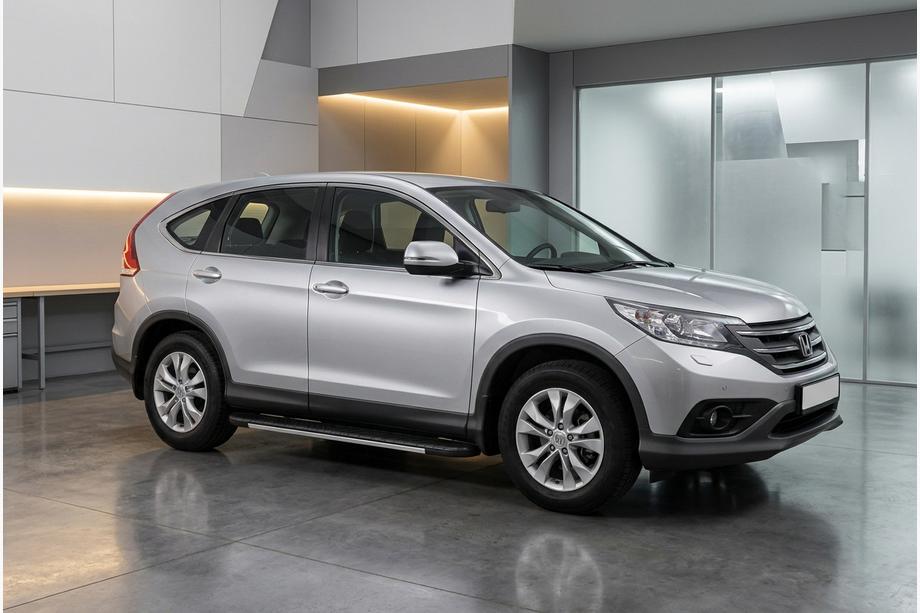 Honda CRV 2012-2016 Pedane laterali Bosphorus Grey (2 pz, alluminio) Image