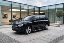 Jeep Compass 2006-2016 Pedane laterali Bosphorus Grey (2 pz, alluminio) foto 1