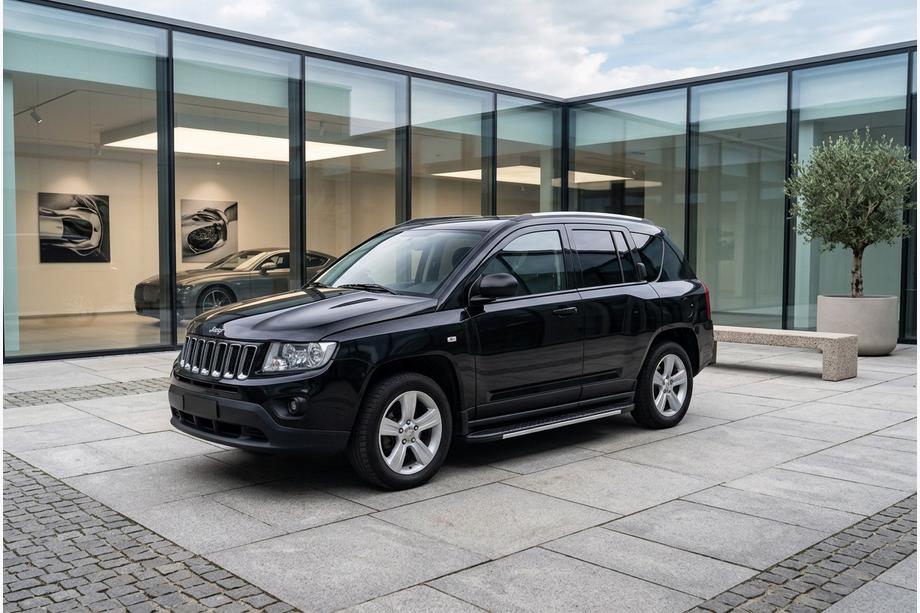 Jeep Compass 2006-2016 Pedane laterali Bosphorus Grey (2 pz, alluminio) Image