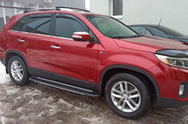Kia Sorento II XM 2009-2014 Pedane laterali Bosphorus Grey (2 pz, alluminio) 2013-2016 foto 8