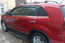 Kia Sorento II XM 2009-2014 Pedane laterali Bosphorus Grey (2 pz, alluminio) 2013-2016 foto 9