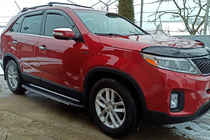 Kia Sorento II XM 2009-2014 Pedane laterali Bosphorus Grey (2 pz, alluminio) 2013-2016 foto 10