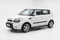 Kia Soul I 2008-2013 Pedane laterali Bosphorus Grey (2 pz, alluminio) foto 1