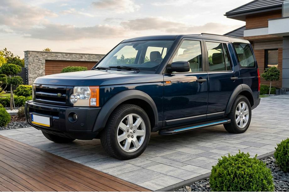Land Rover Discovery III 2004–2009 Pedane Laterali Maya Blue (2 pz, Alluminio) Foto 1