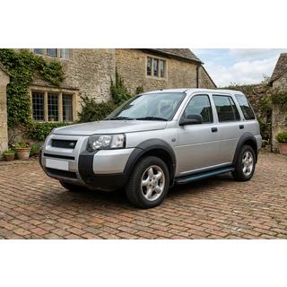 Pedane Laterali Maya Blue (2 pz, Alluminio) Land Rover Freelander I 1997-2006 foto 1