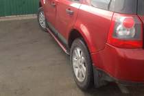 Land Rover Freelander II 2006–2014 Pedane Laterali Maya Red (2 pz, Alluminio) foto 3
