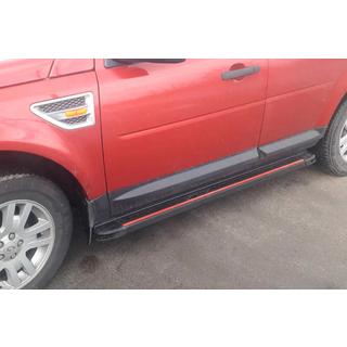 Pedane Laterali Maya Red (2 pz, Alluminio) Land Rover Freelander II 2006–2014 foto 1