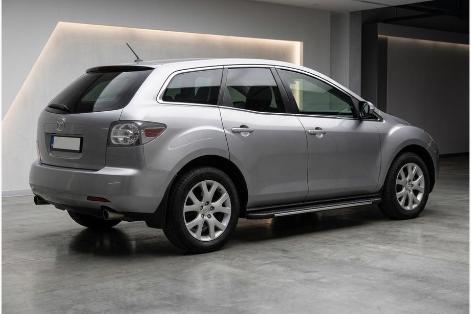 Mazda CX-7 2006-2012 Pedane laterali Bosphorus Grey (2 pz, alluminio) Image