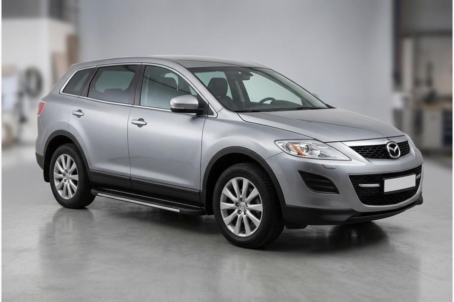Mazda CX-9 2007-2016 Pedane laterali Bosphorus Grey (2 pz, alluminio) Image