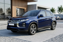 Mitsubishi ASX 2010-2023 Pedane laterali Bosphorus Grey (2 pz, alluminio) foto 2