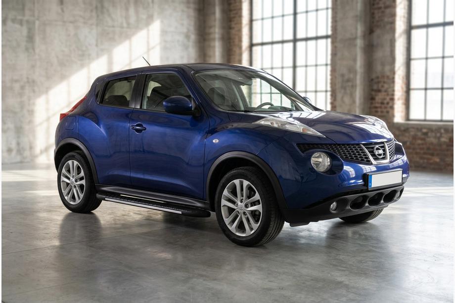 Nissan Juke 2010-2019 Pedane laterali Bosphorus Grey (2 pz, alluminio) Image