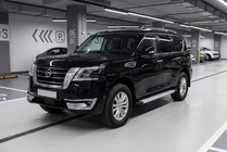 Nissan Patrol Y62 2010-2024 Pedane Laterali Maya V2 (2 pz, Alluminio) foto 1