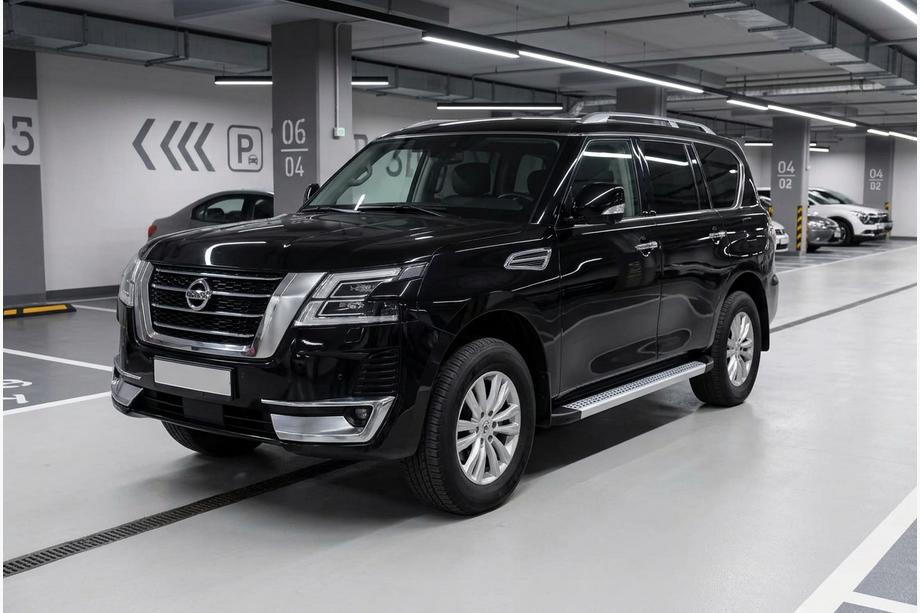 Nissan Patrol Y62 2010-2024 Pedane Laterali Maya V2 (2 pz, Alluminio) Image