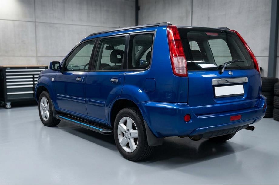 Nissan X-trail T30 2002-2007 Pedane Laterali Maya Blue (2 pz, Alluminio) Foto 1