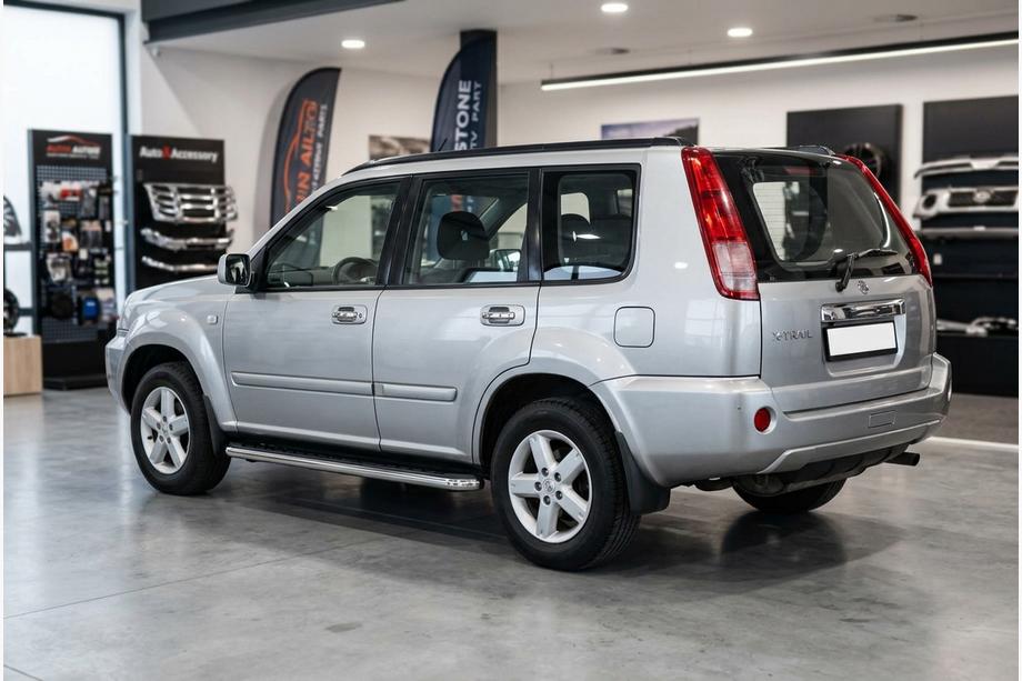 Nissan X-trail T30 2002-2007 Pedane Laterali Maydos V1 (2 pz, Alluminio) Image