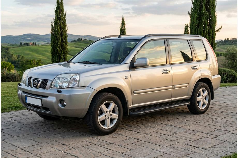 Nissan X-trail T30 2002-2007 Pedane Laterali Bosphorus Black (2 pz, Alluminio) Image