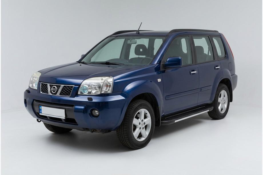 Nissan X-trail T30 2002-2007 Pedane laterali Bosphorus Grey (2 pz, alluminio) Image