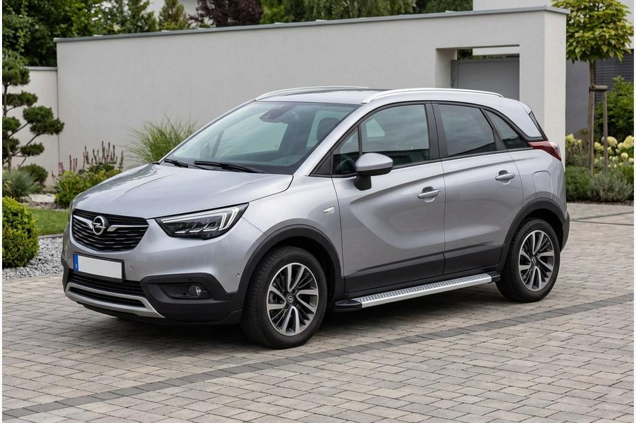 Opel Crossland X 2017-2024 Pedane Laterali Maya V2 (2 pz, Alluminio) Image