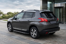 Peugeot 3008 2008-2016 Pedane laterali Bosphorus Grey (2 pz, alluminio) foto 1