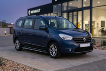 Renault Lodgy 2013-2022 Pedane laterali Bosphorus Grey (2 pz, alluminio) foto 1