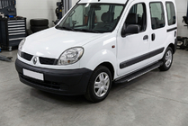 Renault Kangoo 1998-2008 Pedane laterali Bosphorus Grey (2 pz, alluminio) foto 1