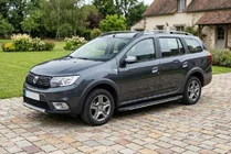 Renault Logan MCV 2013-2022 Pedane laterali Bosphorus Grey (2 pz, alluminio) foto 1