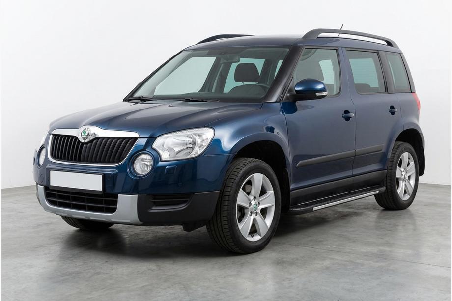 Skoda Yeti 2009-2017 Pedane laterali Bosphorus Grey (2 pz, alluminio) Image