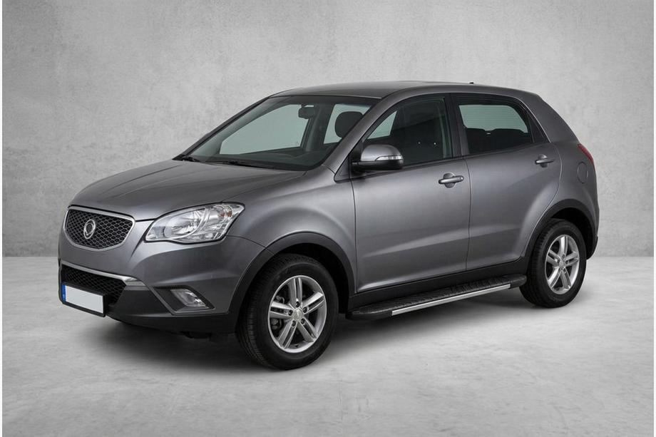 SsangYong Korando 2010-2019 Pedane laterali Bosphorus Grey (2 pz, alluminio) Foto 1