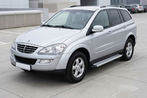 SsangYong Kyron 2005-2014 Pedane Laterali Maya V2 (2 pz, Alluminio) foto 1