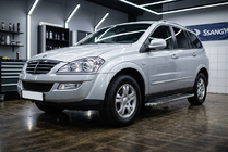 SsangYong Kyron 2005-2014 Pedane Laterali Maydos V2 (2 pz, Alluminio e Acciaio Inox) foto 1