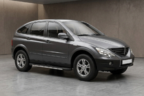 SsangYong Action 2005-2018 Pedane laterali Bosphorus Grey (2 pz, alluminio) foto 1