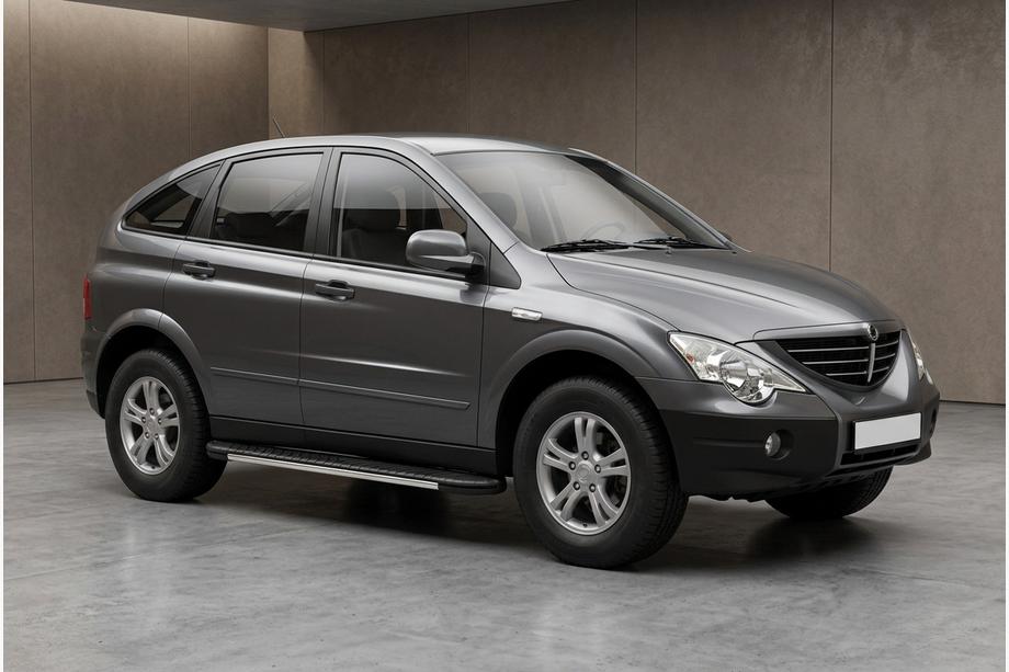 SsangYong Action 2005-2018 Pedane laterali Bosphorus Grey (2 pz, alluminio) Image