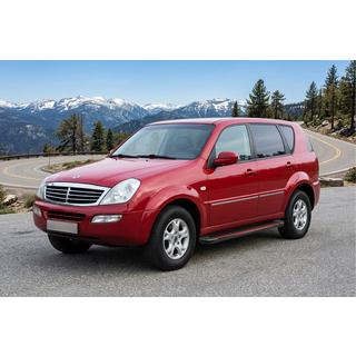Pedane Laterali Maya Red (2 pz, Alluminio) SsangYong Rexton I 2001-2017 foto 1