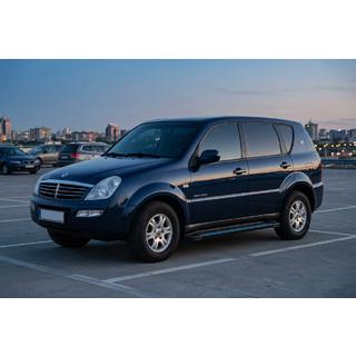 Pedane Laterali Maya Blue (2 pz, Alluminio) SsangYong Rexton I 2001-2017 foto 1