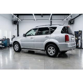 Pedane Laterali Maydos V2 (2 pz, Alluminio e Acciaio Inox) SsangYong Rexton I 2001-2017 foto 1