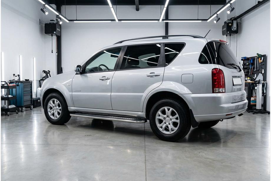 SsangYong Rexton I 2001-2017 Pedane Laterali Maydos V2 (2 pz, Alluminio e Acciaio Inox) 2012-2017 Image